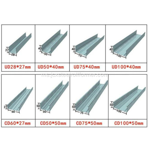 Cahaya Gauge Steel Drywall Track Metal Stud Machinery